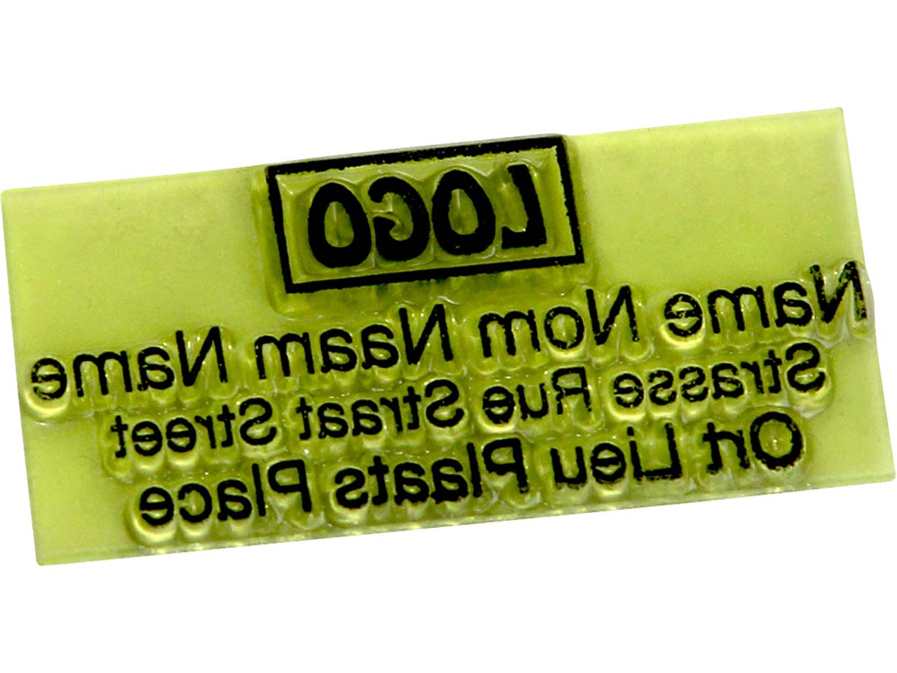 Colop Ersatztextplatte P30 5-zeilig mit Logo