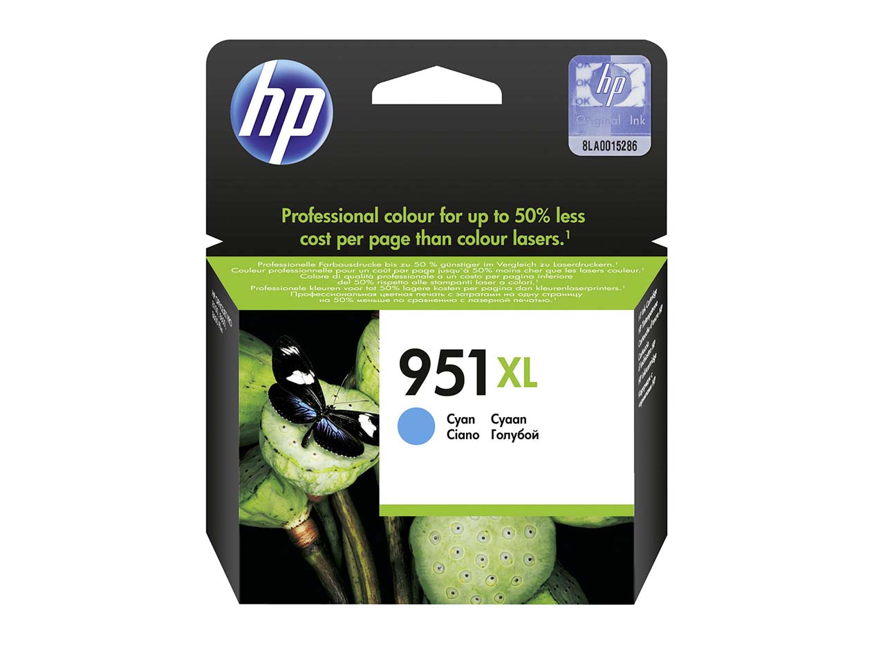 hp Tintenpatrone CN046AE, Nr. 951 XL cyan