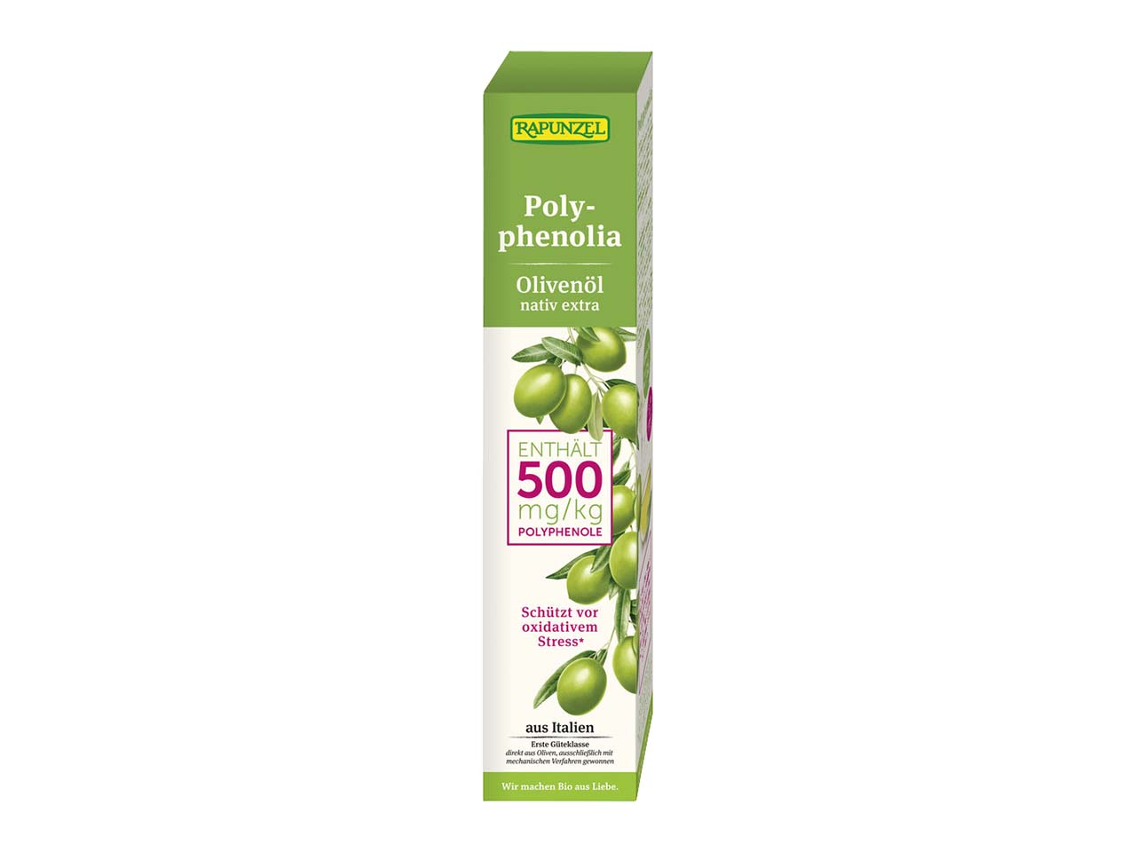 RAPUNZEL Bio-Olivenöl 'Polyphenolia', nativ extra, 250 ml
