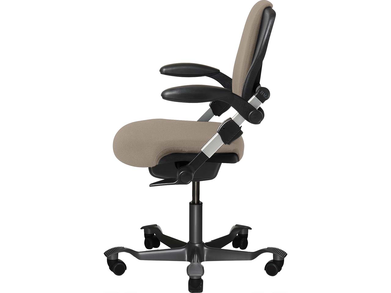 HAG Bürodrehstuhl "H03 340" Gestell: silber, Stoff: Select beige