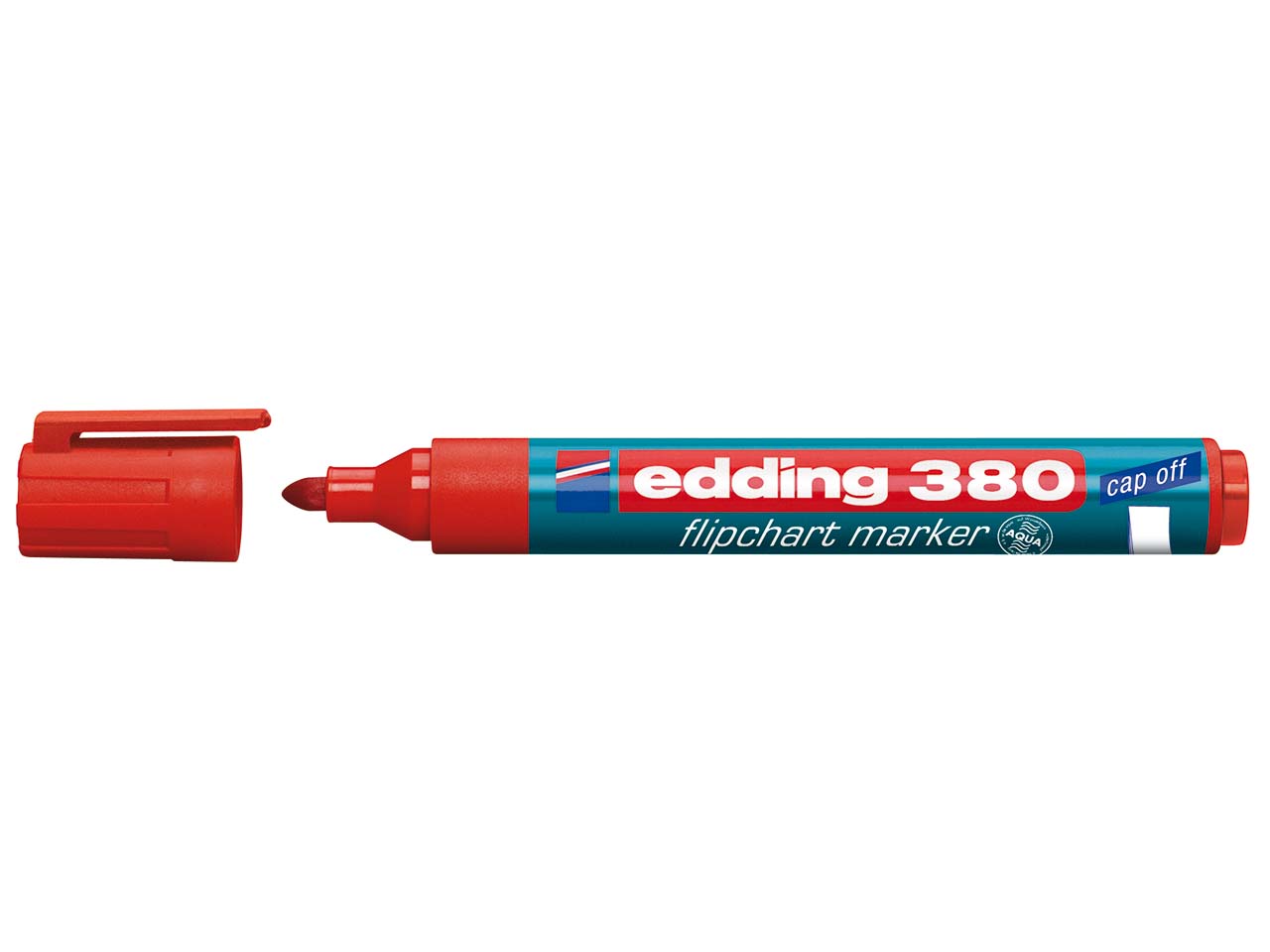 edding Flipchartmarker "380" Rundspitze, rot