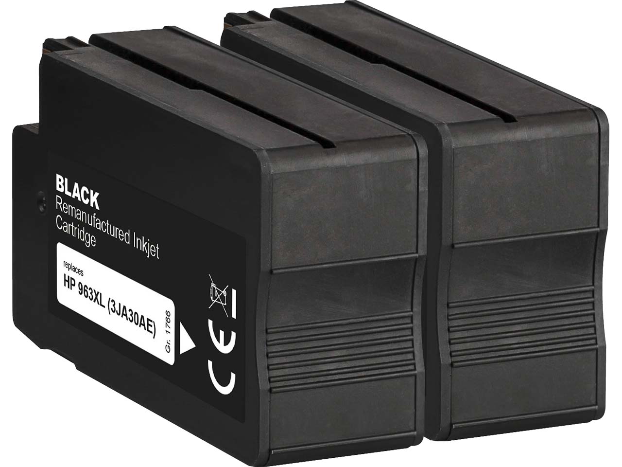 memo 2er Pack Tintenpatronen ersetzt HP 3JA30AE, Nr. 963XL schwarz