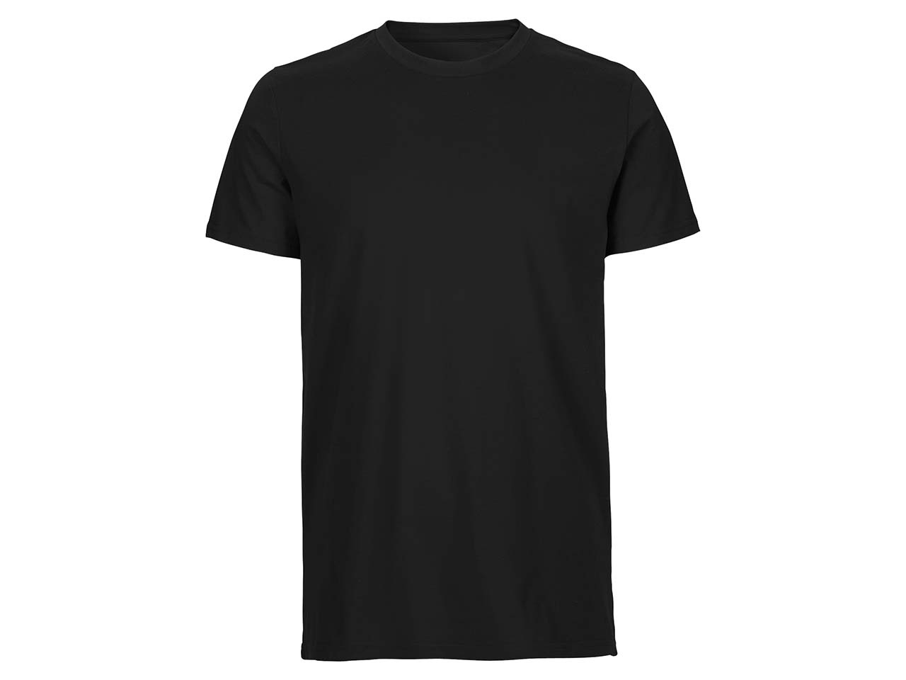 Neutral Bio-Herren-T-Shirt mit Rundhalsausschnitt schwarz, Gr. L