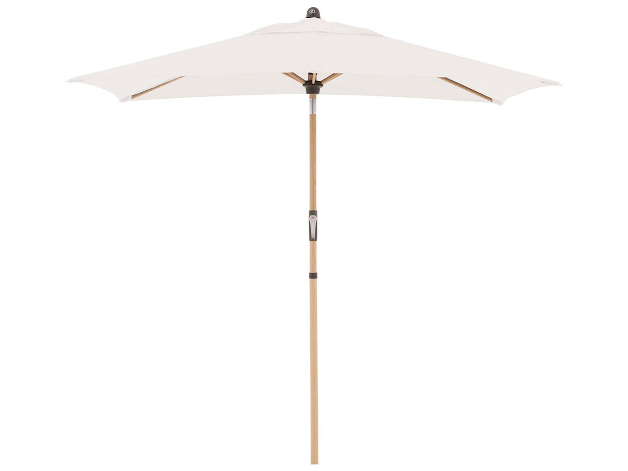 doppler Sonnenschirm "Alu Wood Ultra" 210 x 140 cm, Esche hell, HV, natur