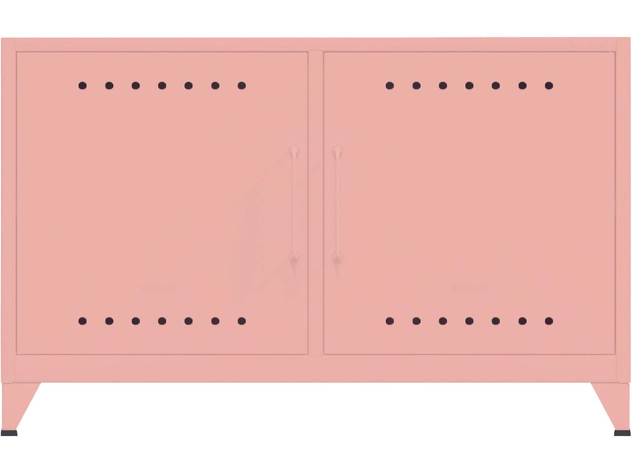 BISLEY Sideboard "Fern" 1 Fachboden, B114xT40xH72,5cm, pastellpink