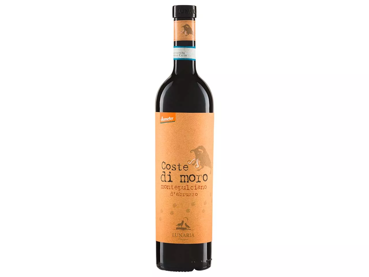 Bio-Rotwein Montepulciano "Coste di moro" DOC 0,75 l