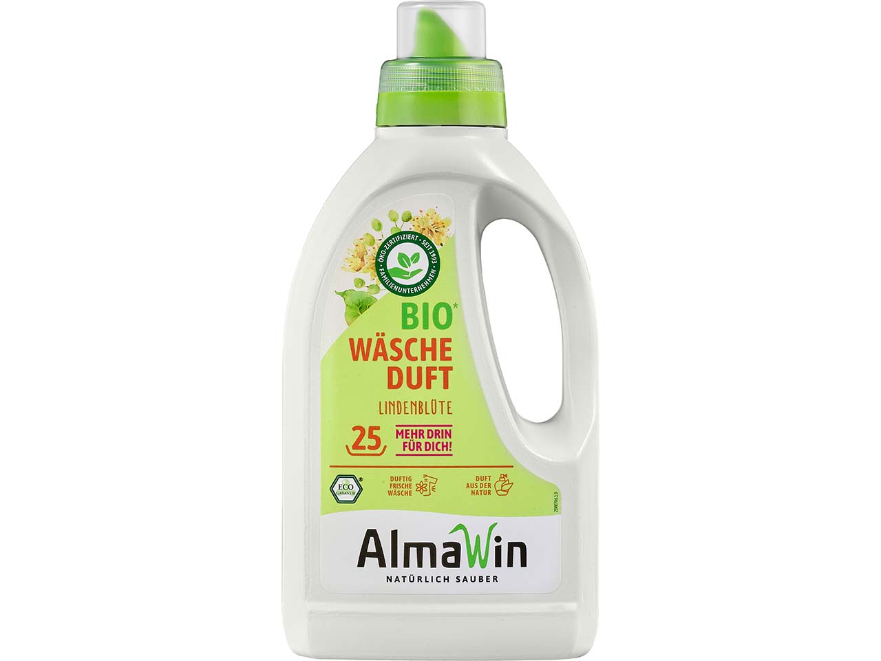 AlmaWin Bio Wäscheduft "Lindenblüte" Flasche, 0,75 l
