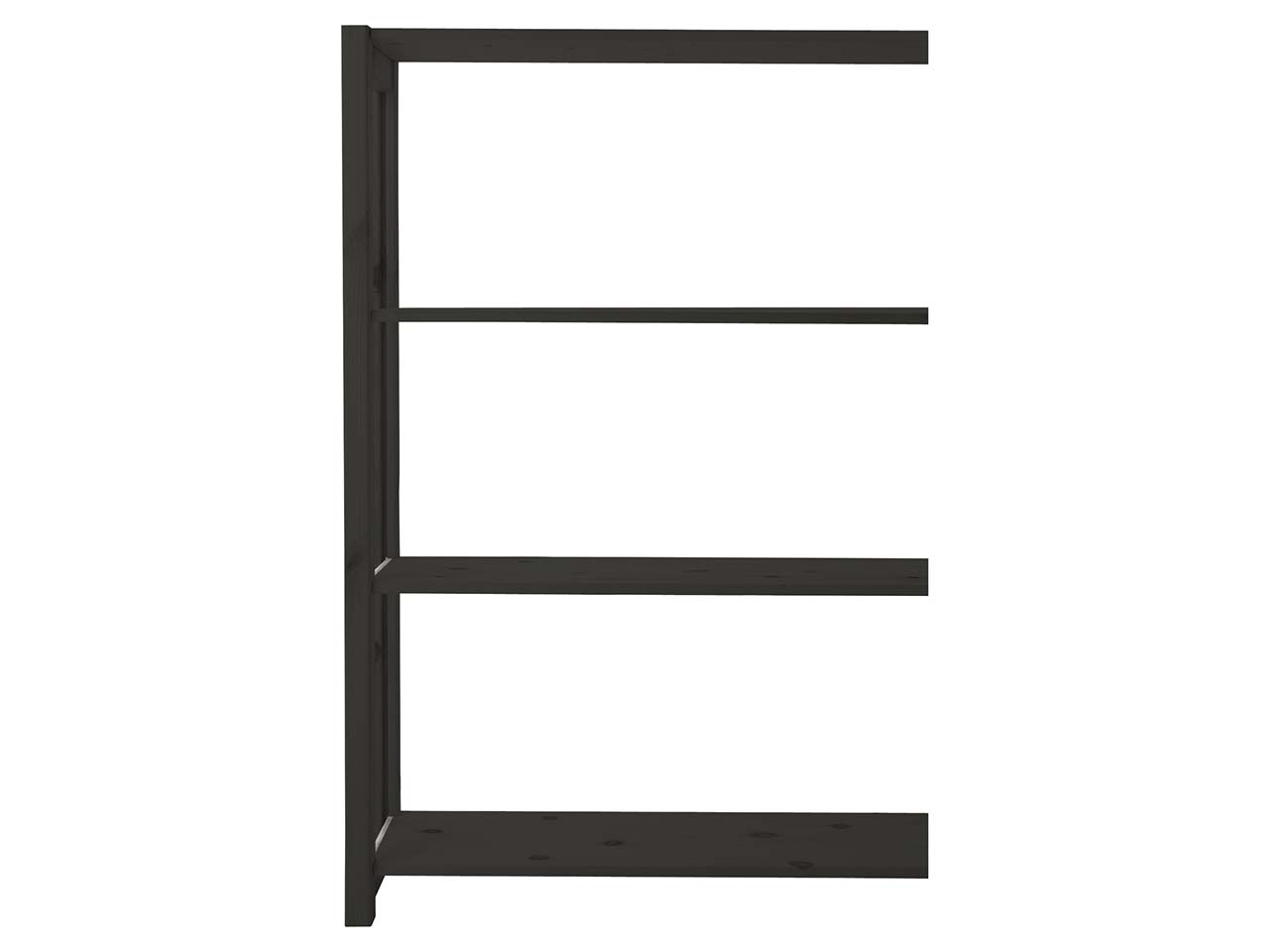 ABC Anbauregal "Classic" B 79 x T 29,5 x H 116 cm, schwarz