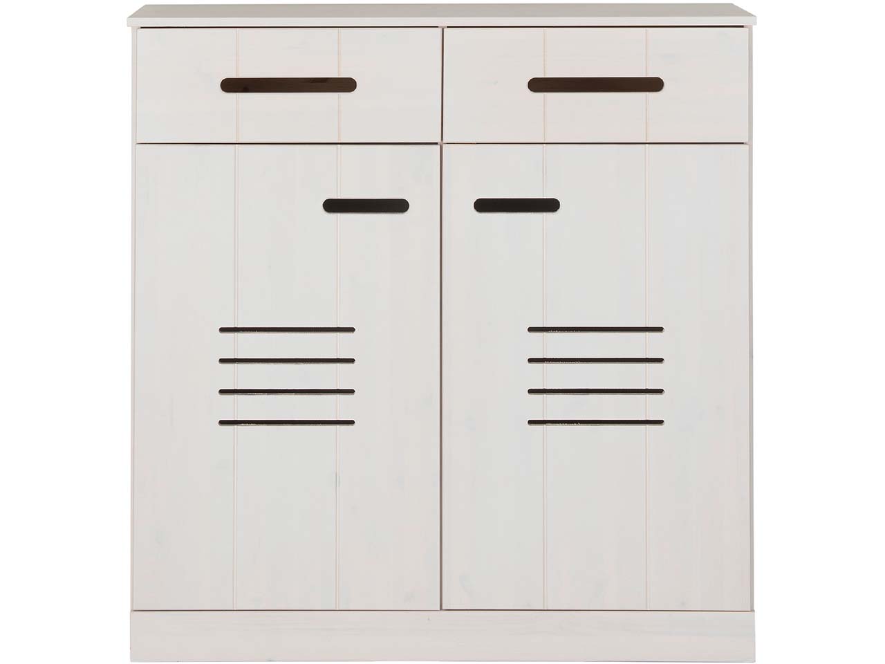 Kommode "Tobykids" mit 2 Schubladen, B101xT36xH104,5 cm, Kiefer weiß