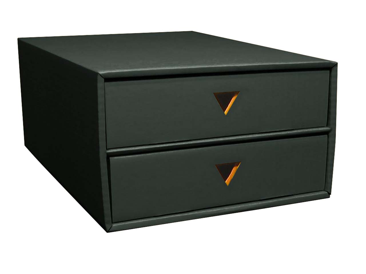 Schubboard A4 mit 2 Schüben schwarz