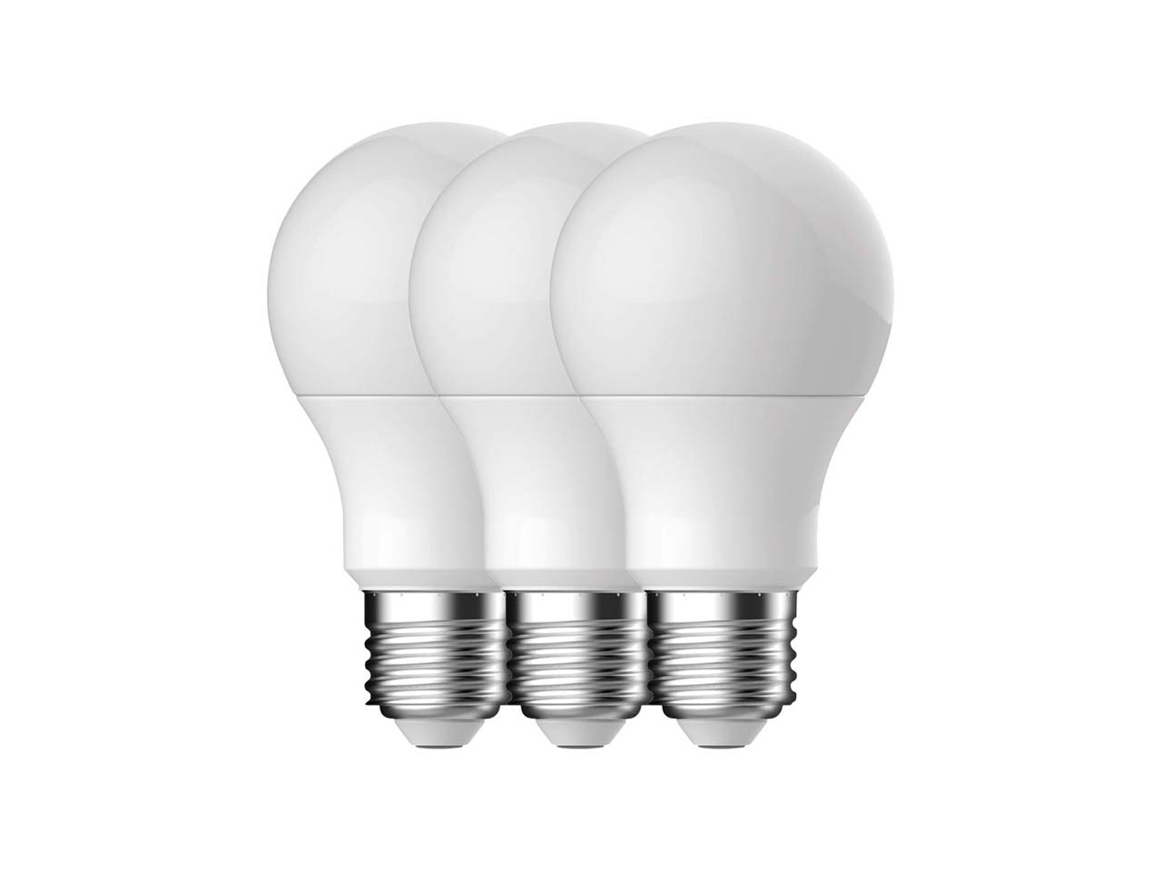energetic LED-Lampe, 3er-Pack, A60, 4,8 W, E27, 470 lm, 2700 K