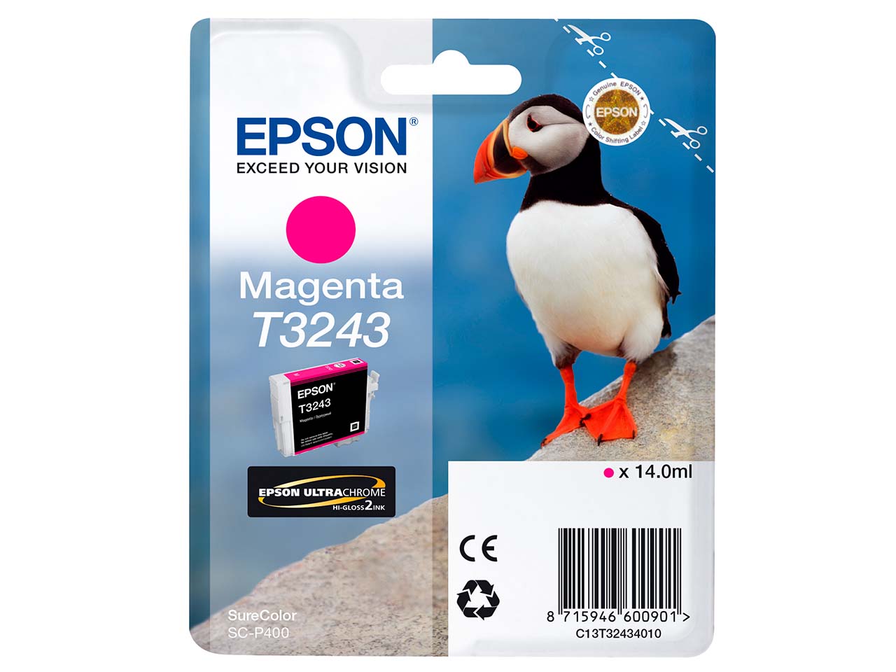 Epson Tintenpatrone T3243 magenta