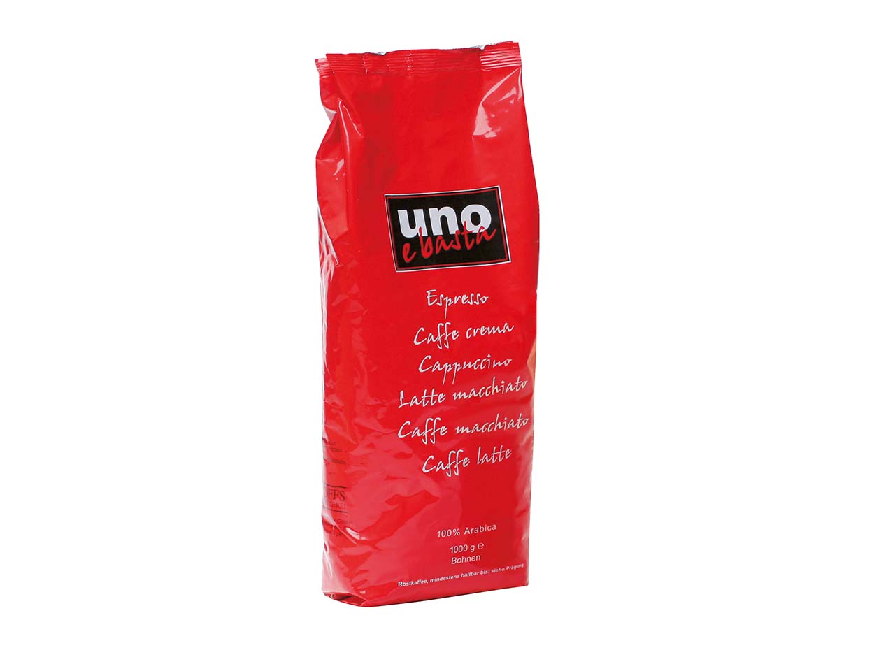 Espresso uno e basta, ganze Bohnen 1 kg
