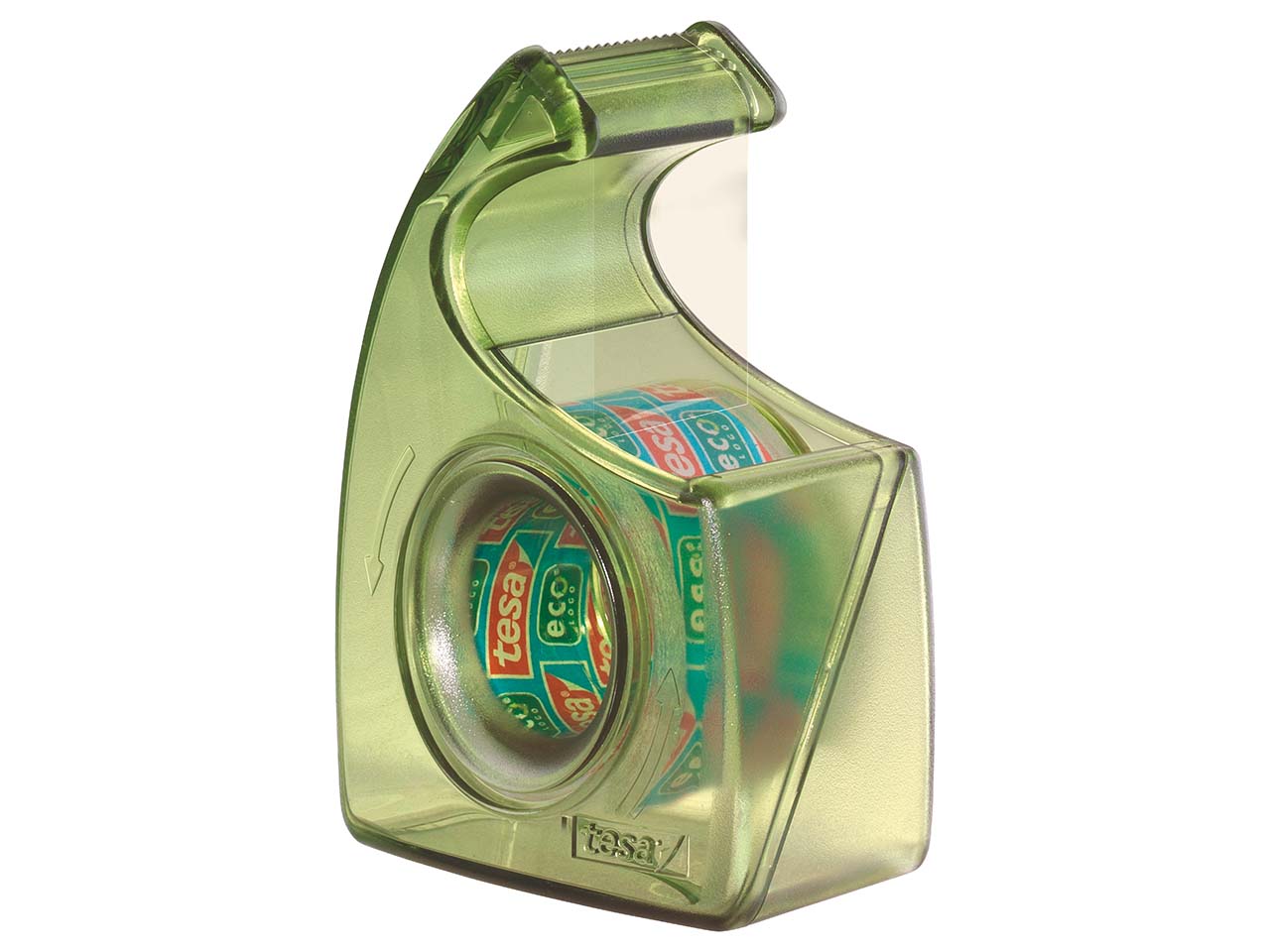 tesa Klebebandabroller "Easy Cut" inkl. tesa Klebeband "Eco & Clear" 10 m x 15 mm