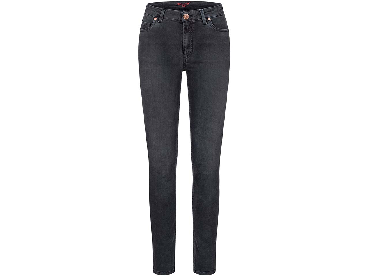 Feuervogl Bio-Damen-Skinny-Jeans "Hanna" High Waist, Hyperflex, raven black, Gr. 44