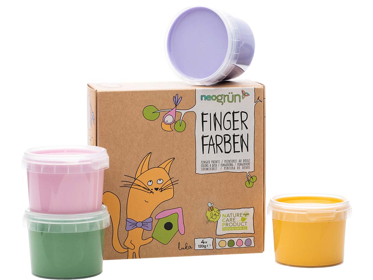 neogrün Fingerfarben 'Luka'