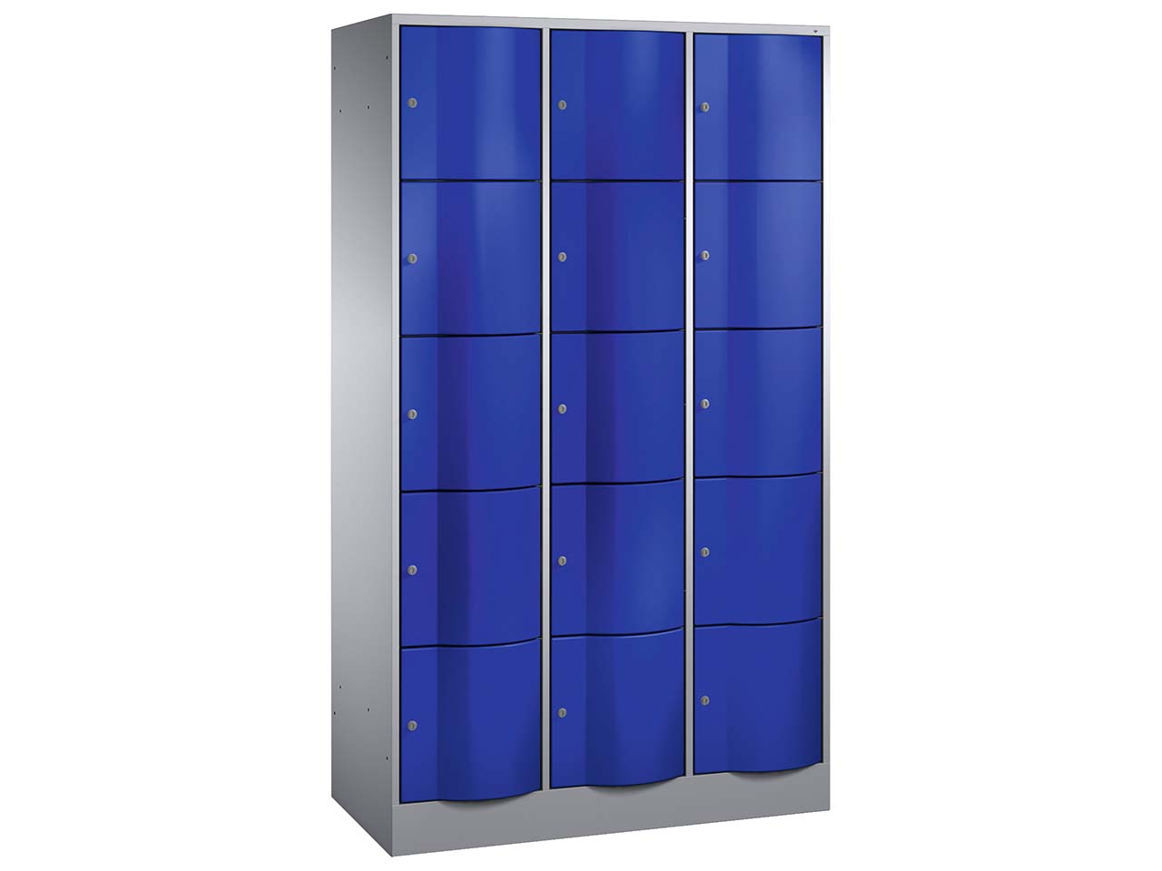 Schließfachschrank 3 Türme lg/bl 5er