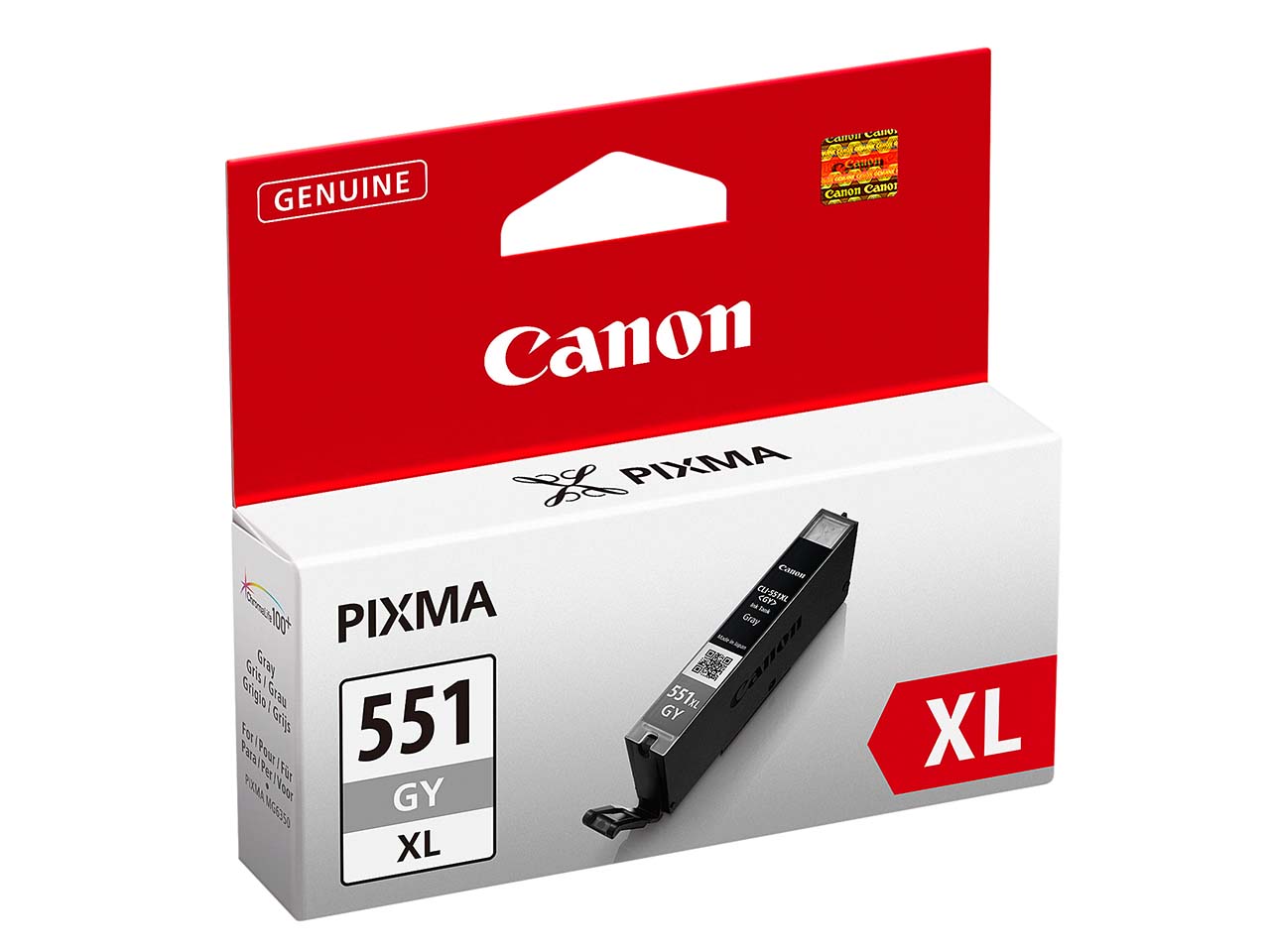 Canon Tintenpatrone CLI-551GY XL grau