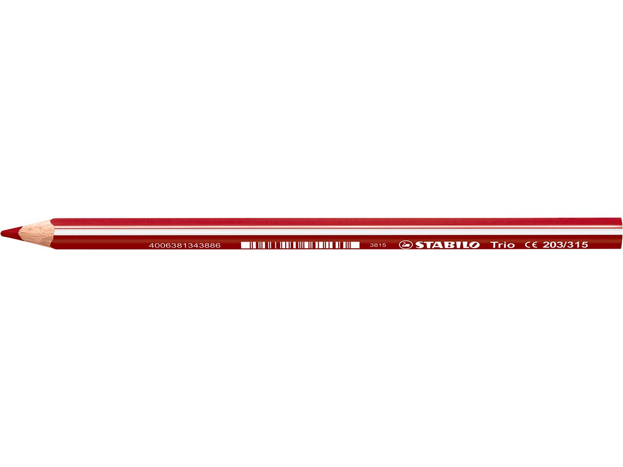 STABILO Buntstift "Trio" dick, kirschrot