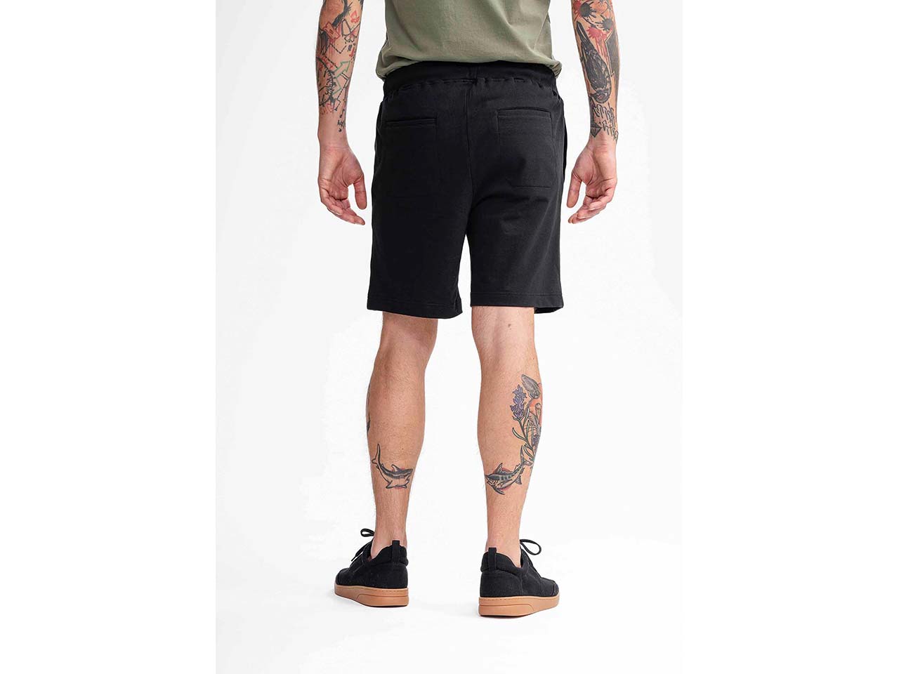 MELA Bio-Herren-Jersey-Short "KRISH" 260 g/m², schwarz, Gr. M