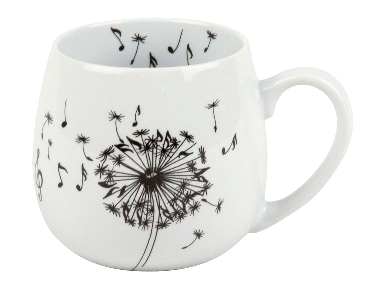 Könitz Tasse 'Kuschelbecher Music Dandelion' aus Porzellan
