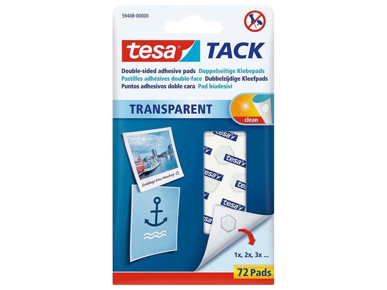 72 Tesa Klebepads