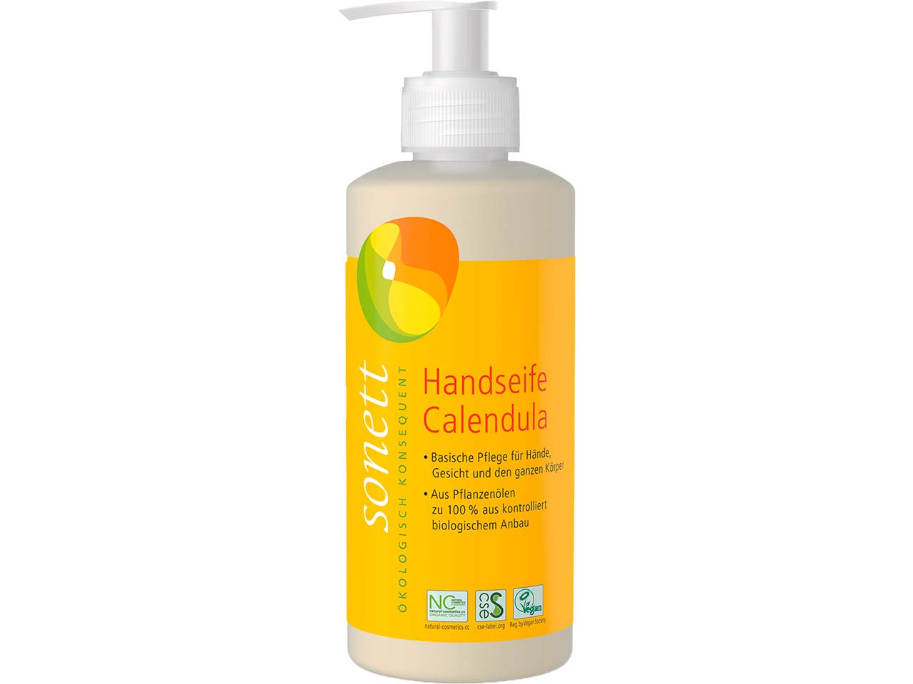 Sonett Flüssigseife "Calendula" in Pumpflasche, 300 ml