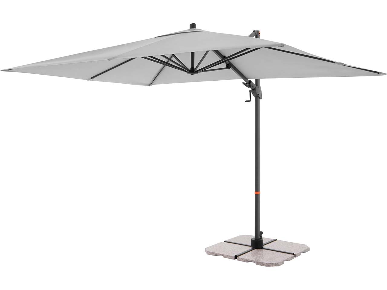 doppler Pendelschirm "myZone AX" 320 x 240 cm, hellgrau
