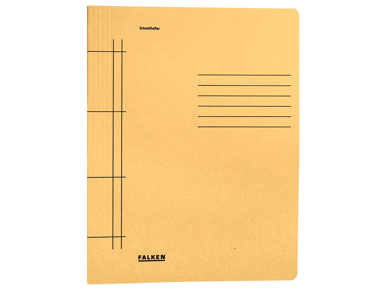 Falken Schnellhefter 250g/m² gelb