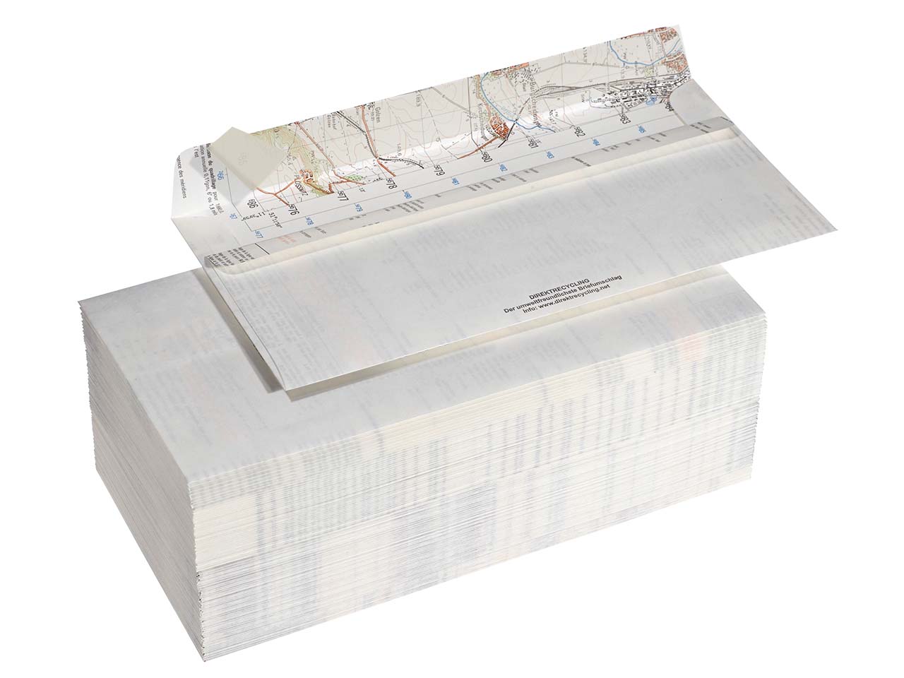 100 DRP Briefumschläge DL o.F. Haftkleb.