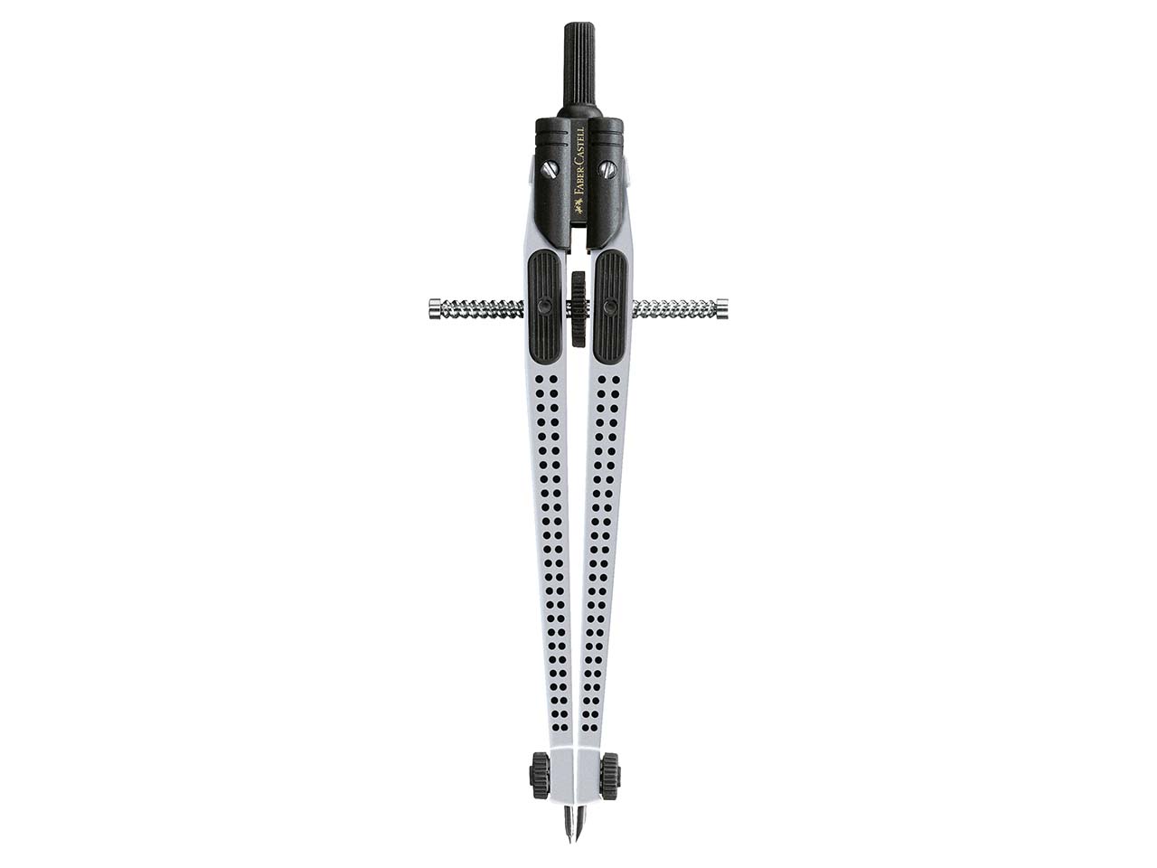 Faber Castell Schnellverstellzirkel 'Grip' silber
