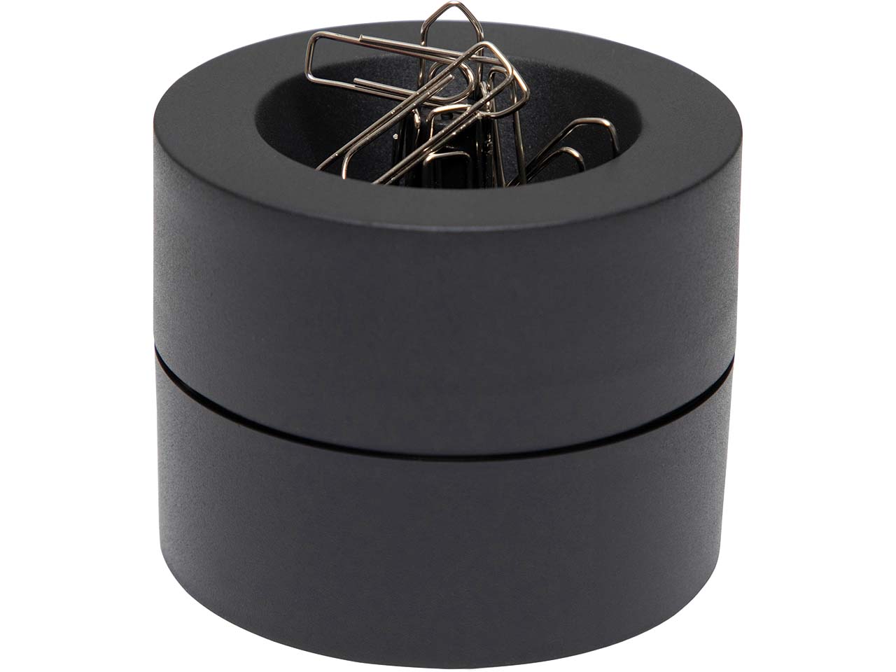 MAUL Klammerspender "MAULpro" inkl. 15 Büroklammern, schwarz