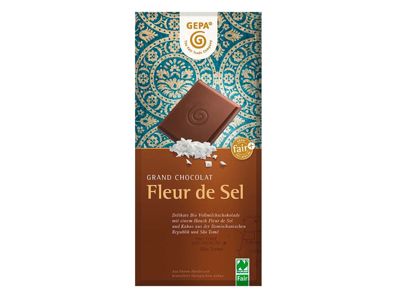 GEPA Bio-Schokolade 'Grand Chocolat' Fleur de Sel 100 g