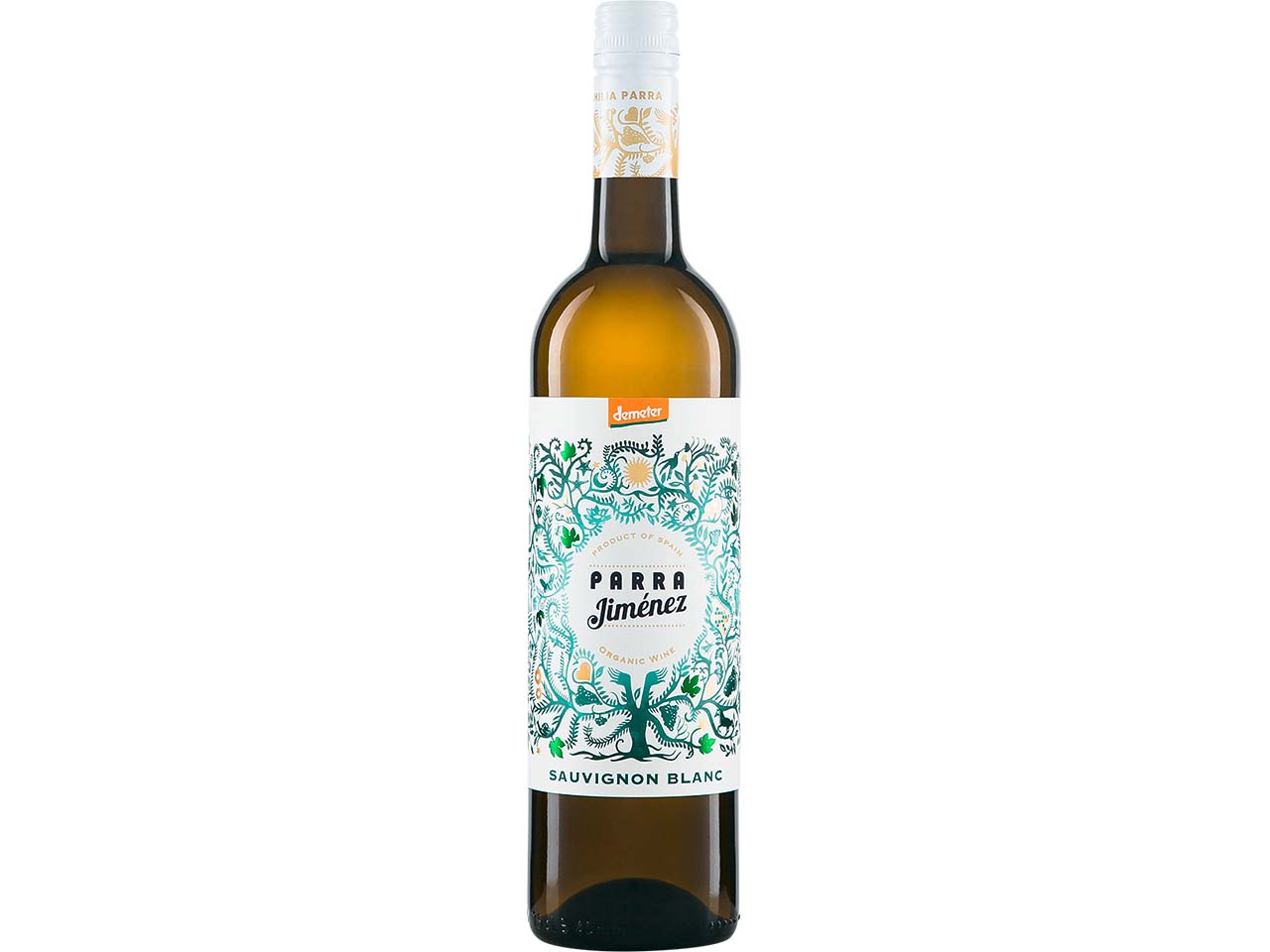 Bio-Weißwein Sauvignon Blanc PARRA 2021/2022 Familia Parra