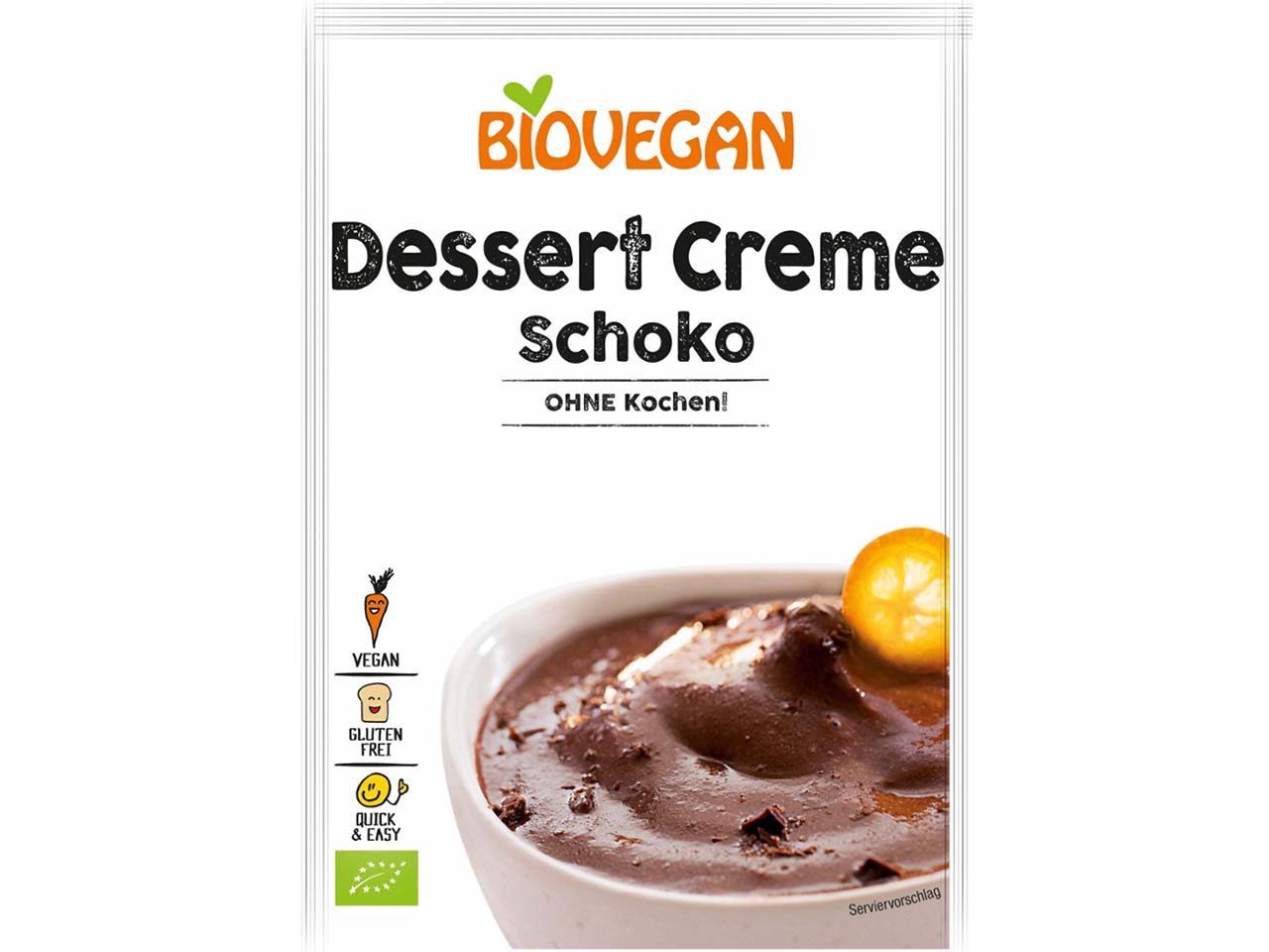 BIOVEGAN Bio-Dessertcreme Schoko ohne Kochen