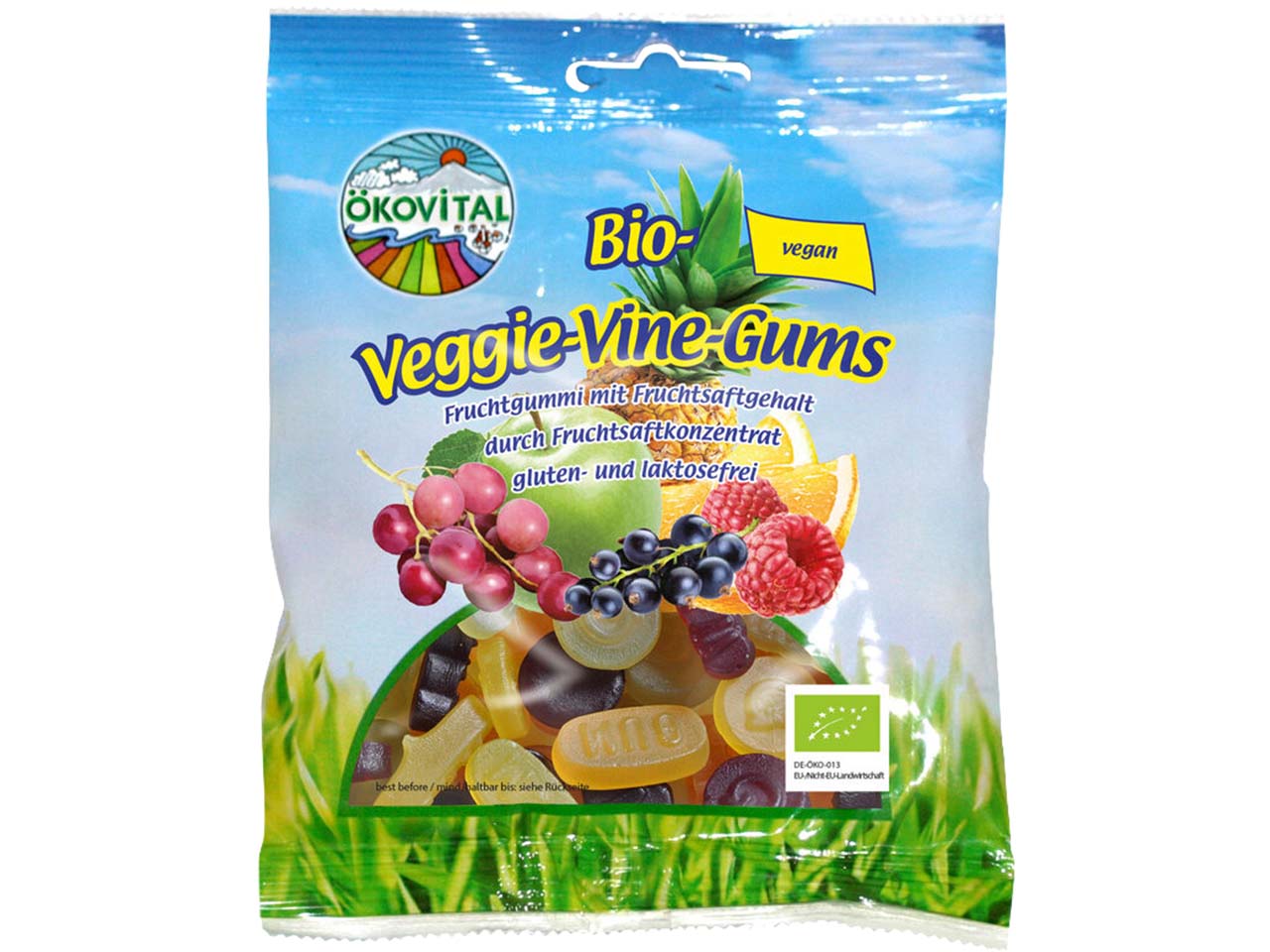 ÖKOVITAL Vegane Bio-Fruchtgummi "Veggie-Vine-Gums