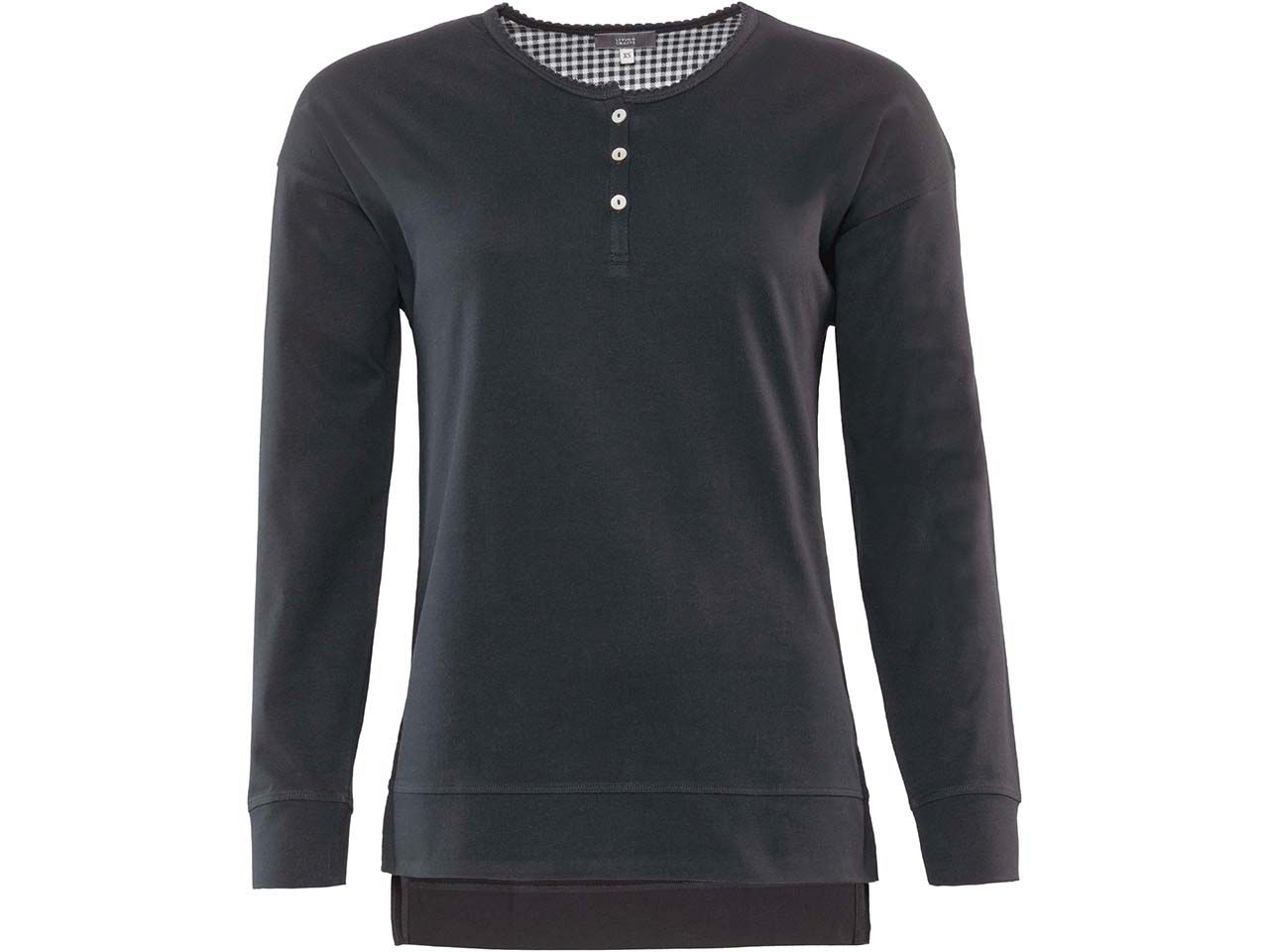 Living Crafts Bio-Damen-Schlafshirt "Pinella", black, Gr. XL product